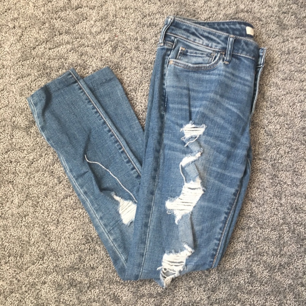 Abercrombie Size 2 Distressed Jeans